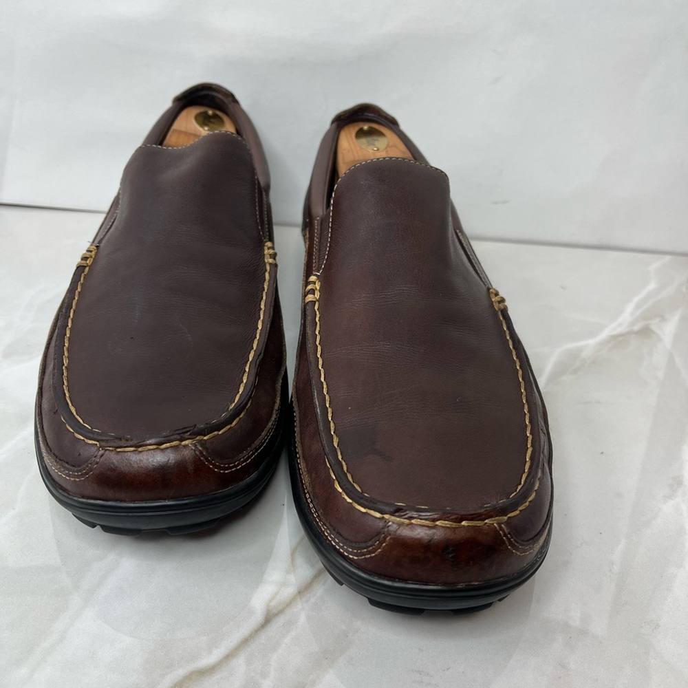 COLE HAAN Tucker Venetian Loafer Leather Brown Men Shoes Size 11.5 M Slip On - Picture 5 of 14
